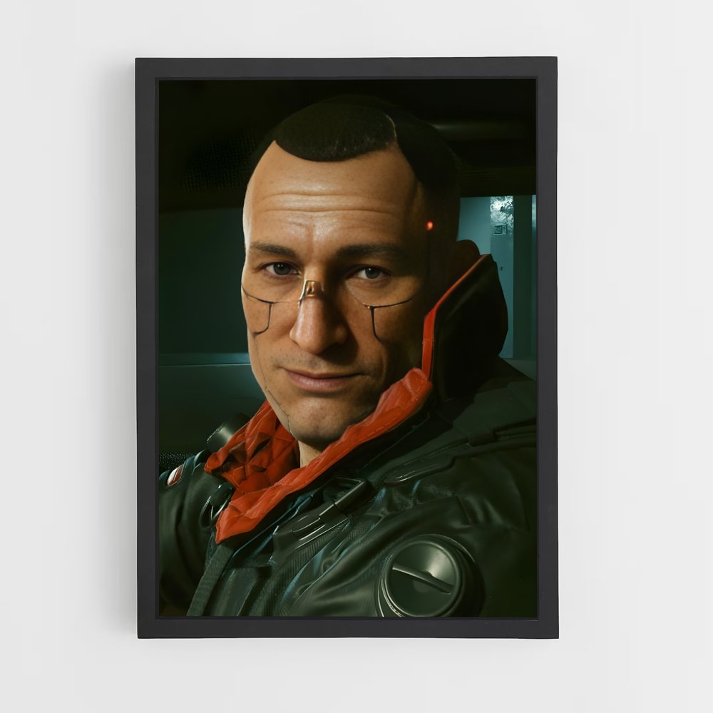 Poster Jackie Welles: Style Urbain – affiche Cyberpunk (vue 2)